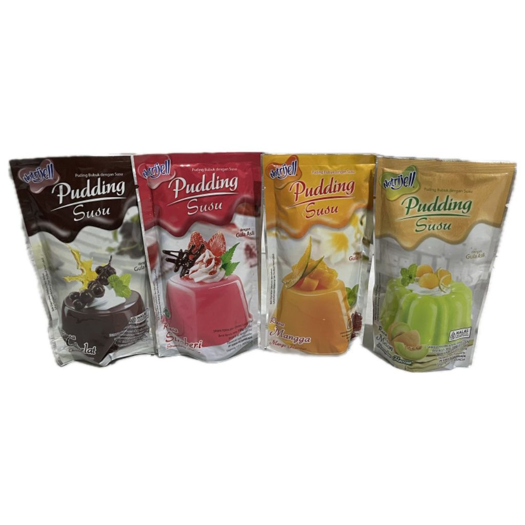 

Nutrijell Pudding Susu 145 g All Variant Rasa / Pudding Susu Nutrijell