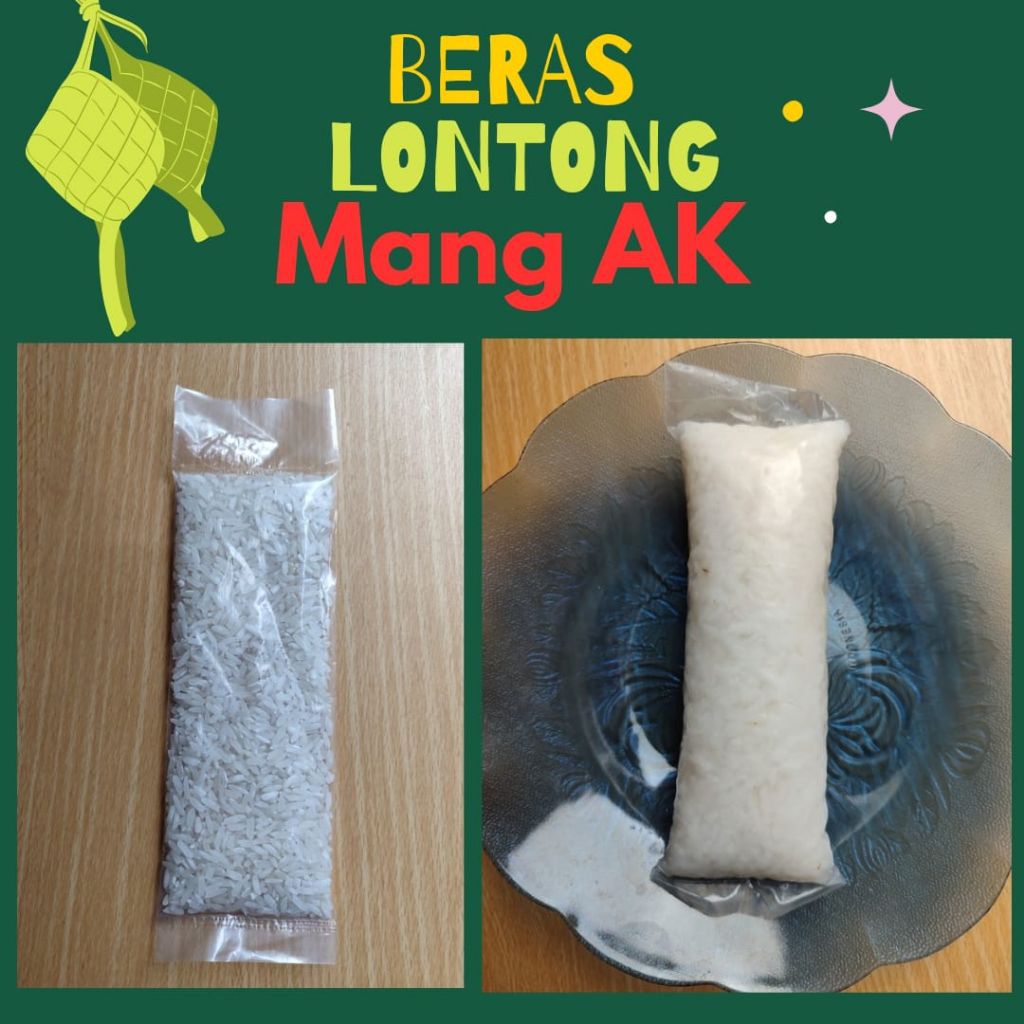

Beras Lontong Panjang/Lontong instan/lontong ketupat/lontong 1 pcs 40 grm