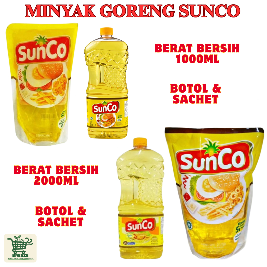 

MINYAK GORENG SUNCO 2LITER dan 1L / Minyak Goreng SUNCO berkualitas rekomendasi minyak sehat sunco