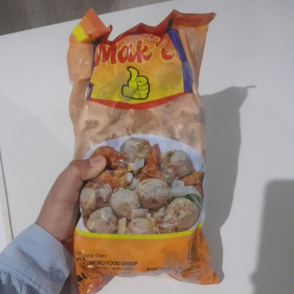 

BAKSO MAK'E OREN - ISI 25 PCS | BAKSO SUPER BESAR DAGING SAPI ASLI | FROZEN FOOD