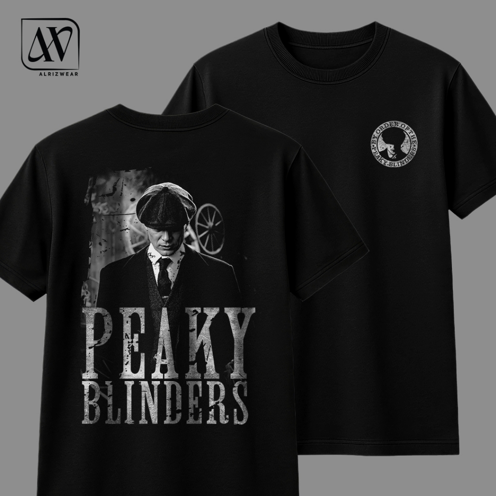 ALZ - KAOS DEWASA - KAOS PEAKY BLINDERS - "Thomas Shelby" - KAOS PREMIUM COTTON