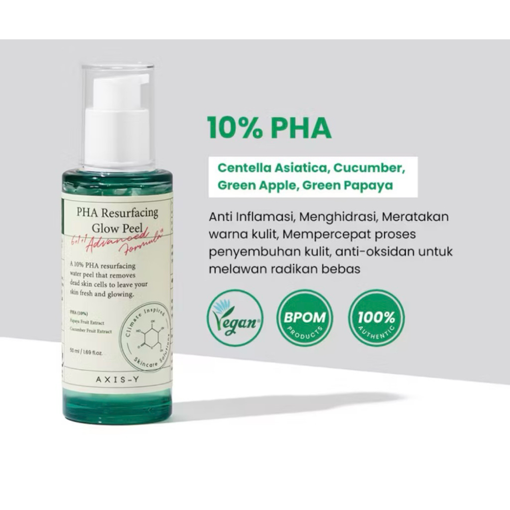 [New] Axis Y PHA Resurfacing Glow Peel 50ml