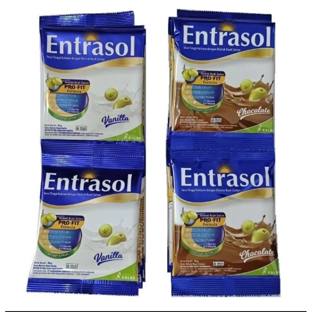 

Entrasol sachet (10x20gr) renceng
