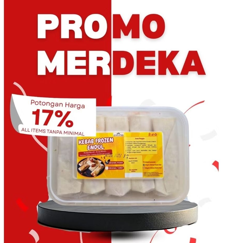 

Kebab Mini Frozen Endul isi 10 Pcs