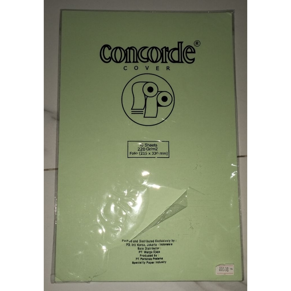 

Kertas Concorde Hijau isi 8