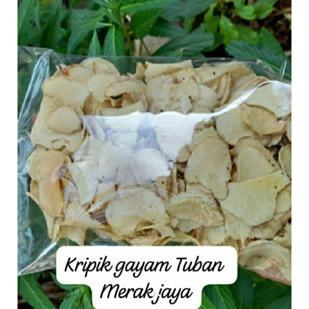 

kripik gayam khas Tuban renyah rasa gurih*250Gr*