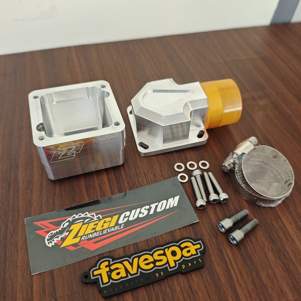 Intake Manifold Manipol Dural Vespa Super Sprint PX Excel Spartan dll by Ziegi Costum