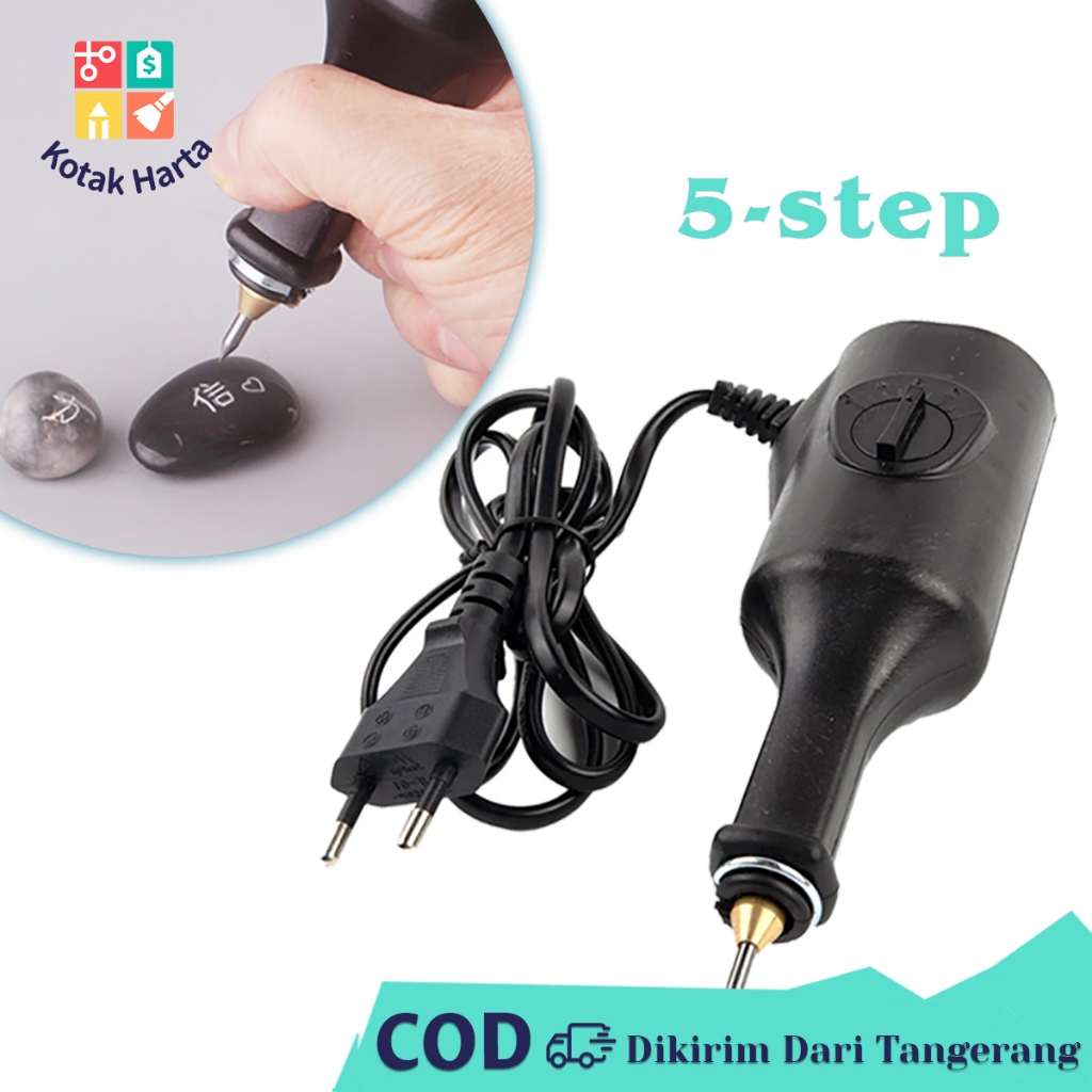 5 Speed Engraving Pen Alat Ukir Grafir Listrik Tangan Electric Engraver Pen Ukir Elektrik Engraver