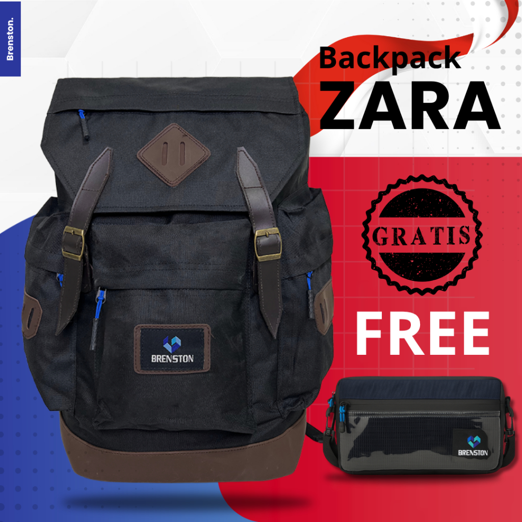 Tas Ransel Pria wanita - Backpack Outdoor Brenston zara series tas ransel laptop vintage