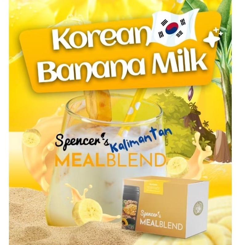 

korean Banana Milk Spencers Mealblends Kalimantan