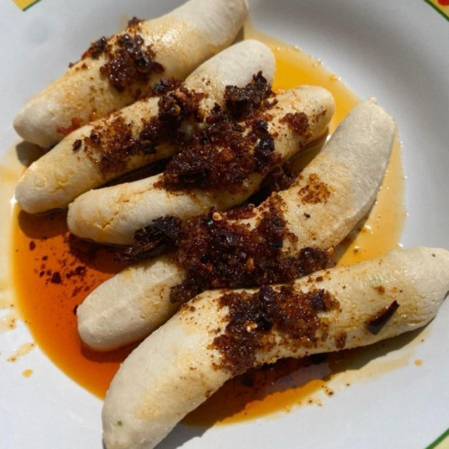 

OTAK OTAK IKAN CHILI OIL ISI 10 BESAR MENTAH VAKUM MURAHI