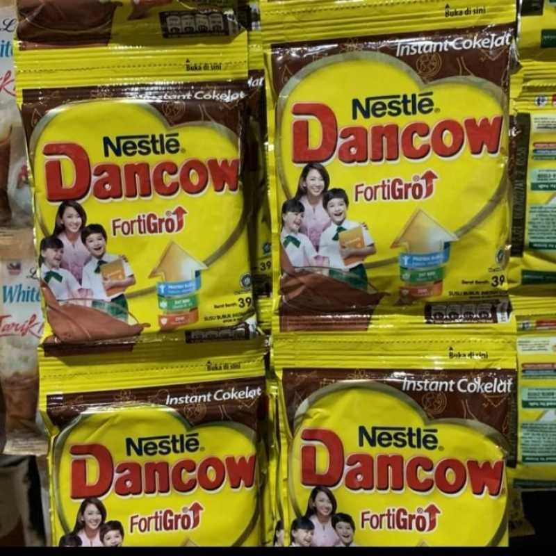 

Susu Dancow Fortigro / Susu Bubuk Instan Sachet Coklat dan Vanila