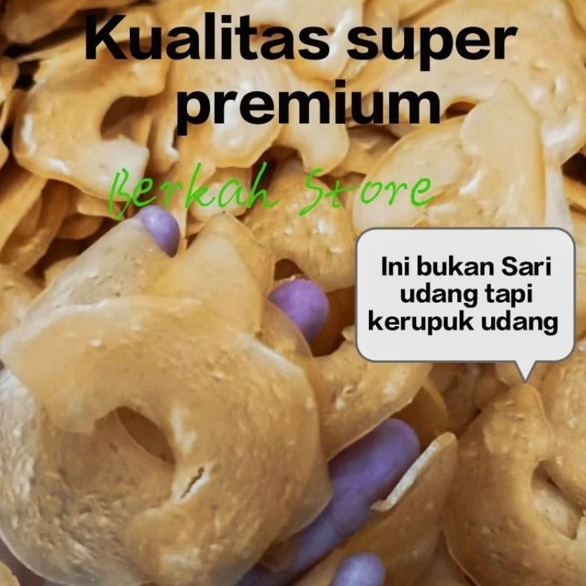 

Kerupuk udang mentah 5 kg Kualitas Super Premium gurih dan lezat
