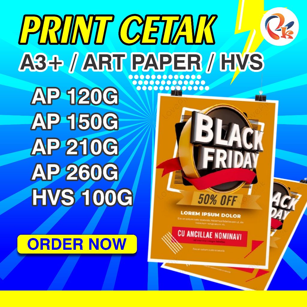 

CETAK ART PAPER GLOSSY A3+ / HVS