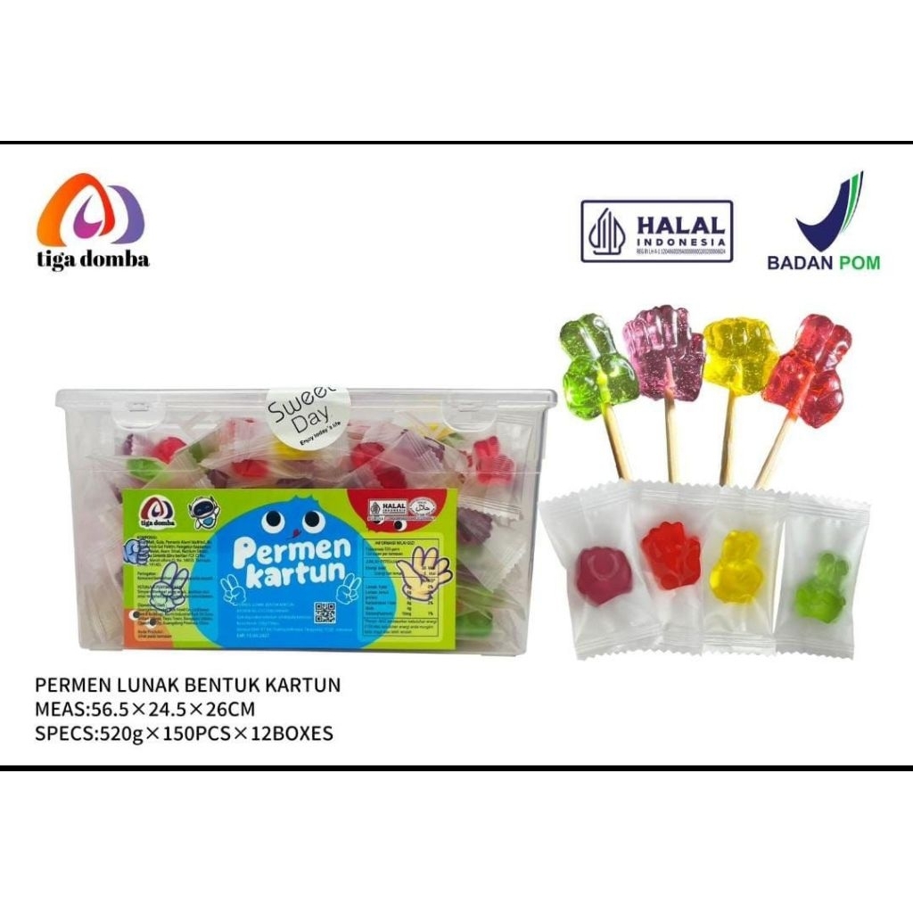 

permen kartun lunak gambar tangan