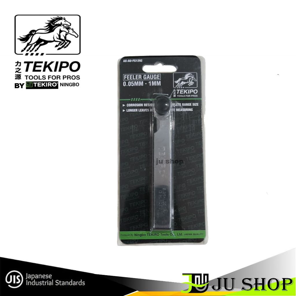 (TEKIPO by Ningbo) feeler gauge 13 BLADES (0.05-1.00mm) pengukur celah klep 13blades fuller fuler fe