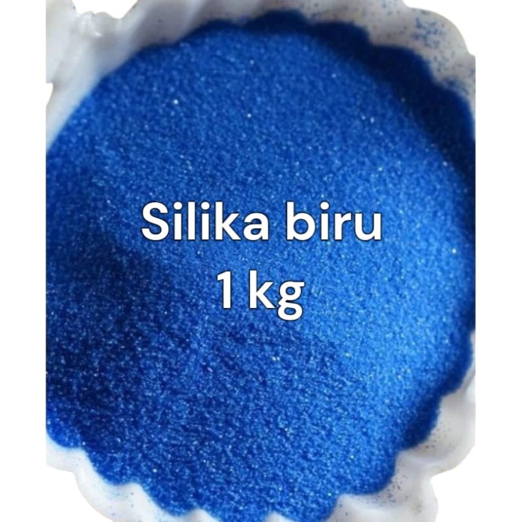 pasir Silika biru 1kg / silika biru / aquascape / pasir silika biru aquascape / pasir aquascape / pa