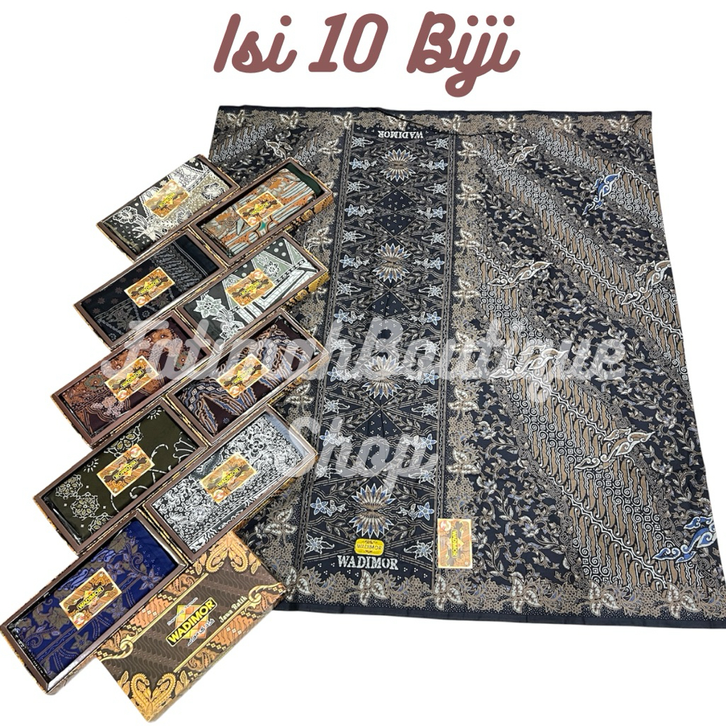 Grosir Isi 10 Biji Sarung Dewasa Wadimor Motif Jawa Batik , Borneo Kembang , Manik - Manik , Tiga Da