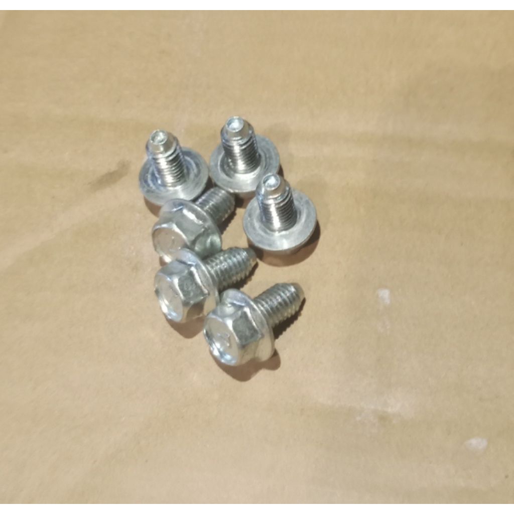 Baut M 6/baut 12 stenlis panjang 1,5cm(10 pc)