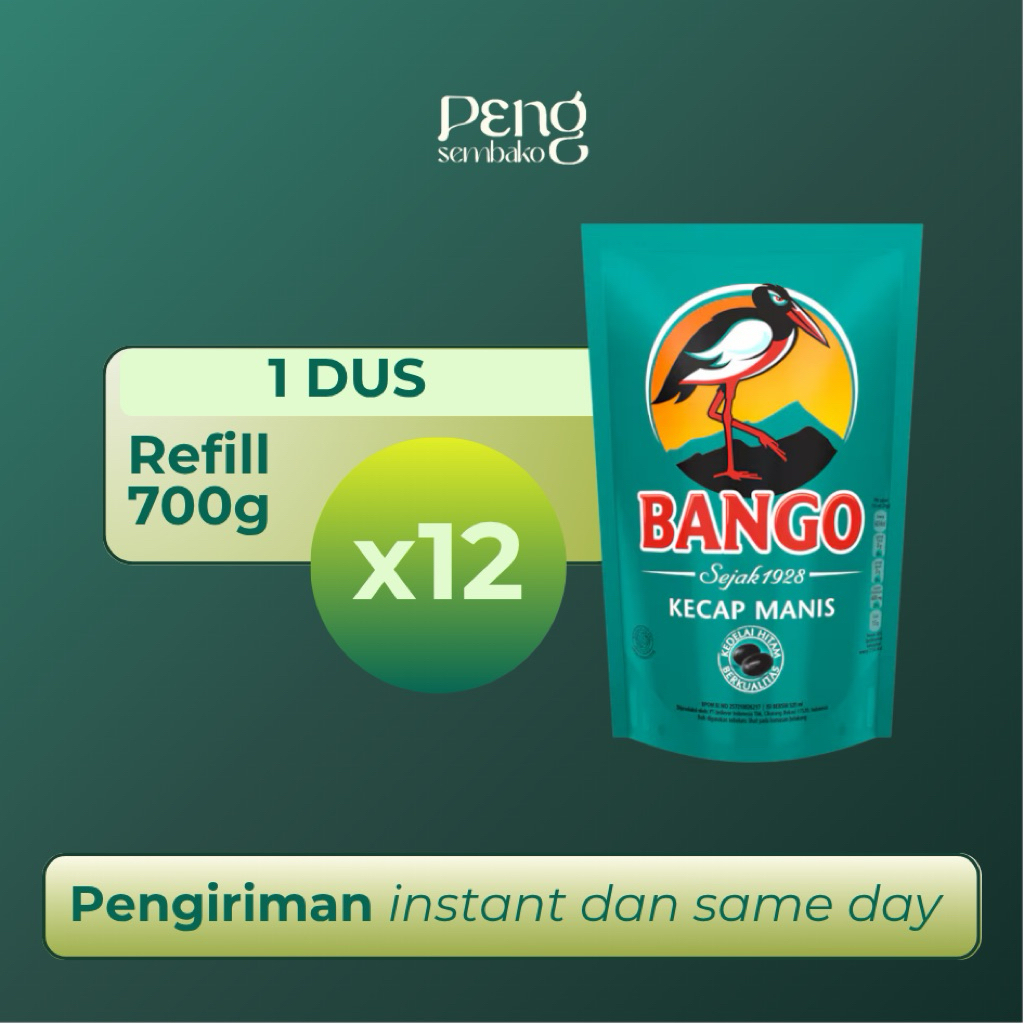 

Bango Besar Kecap Manis Dus (700g x 12pcs)