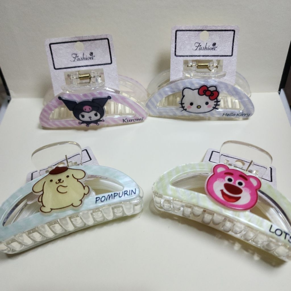 Jepitan Rambut Karakter Melody Kuromi Lotso Pompompurin