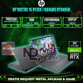 HP Victus 15 Ryzen 7 8845HS RTX4050