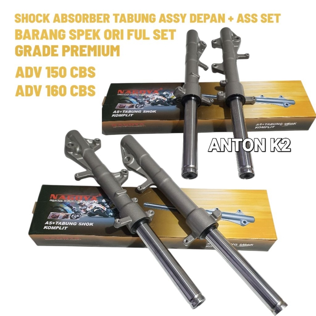 SHOCK DEPAN/ASS SHOCK TABUNG DEPAN ORI STANDAR MOTOR ADV 150 CBS/ADV 160 CBS/all MOTOR HONDA ADV CBS