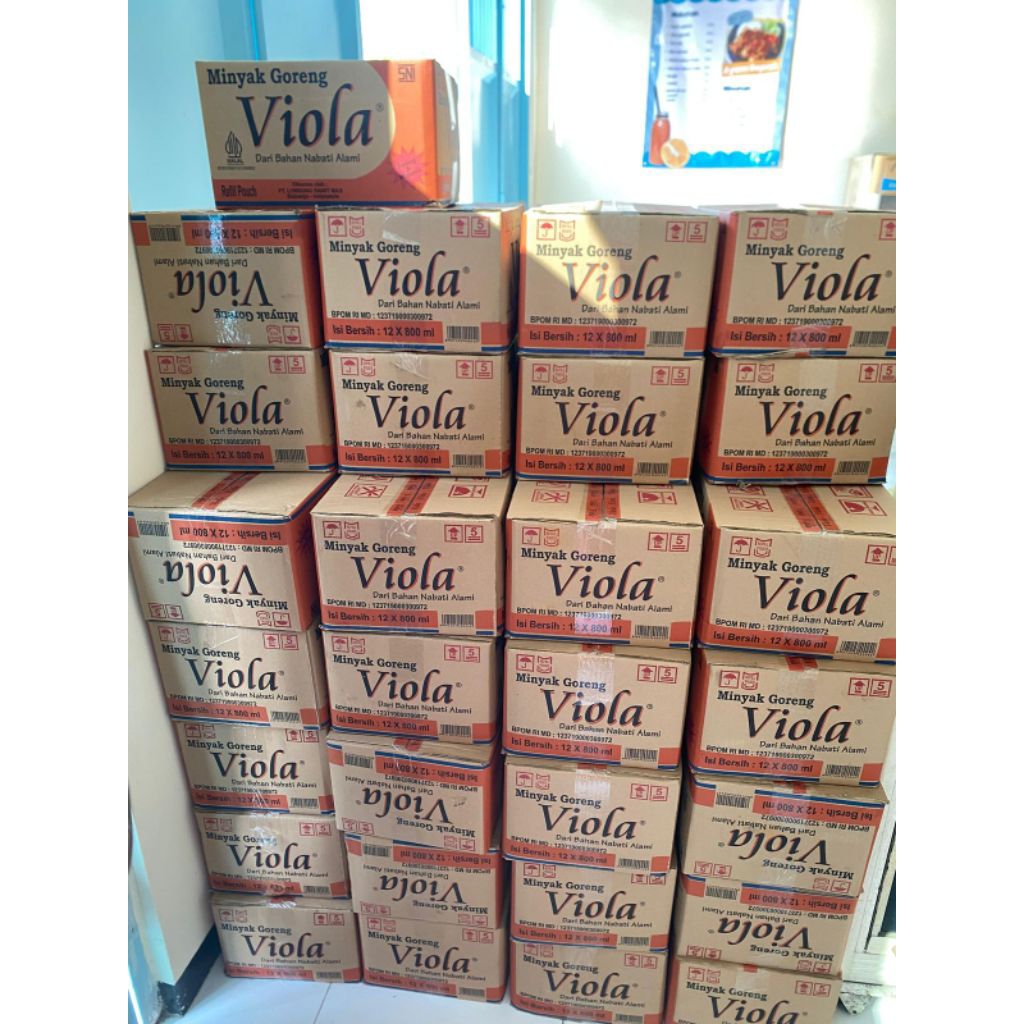 

minyak goreng viola pouch 800ml isi 12pc