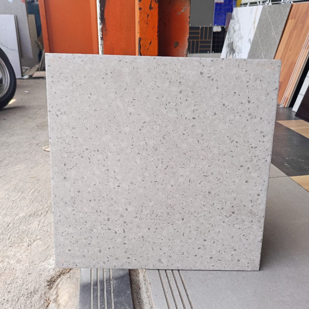 Keramik lantai 40x40 terazo texsel grey