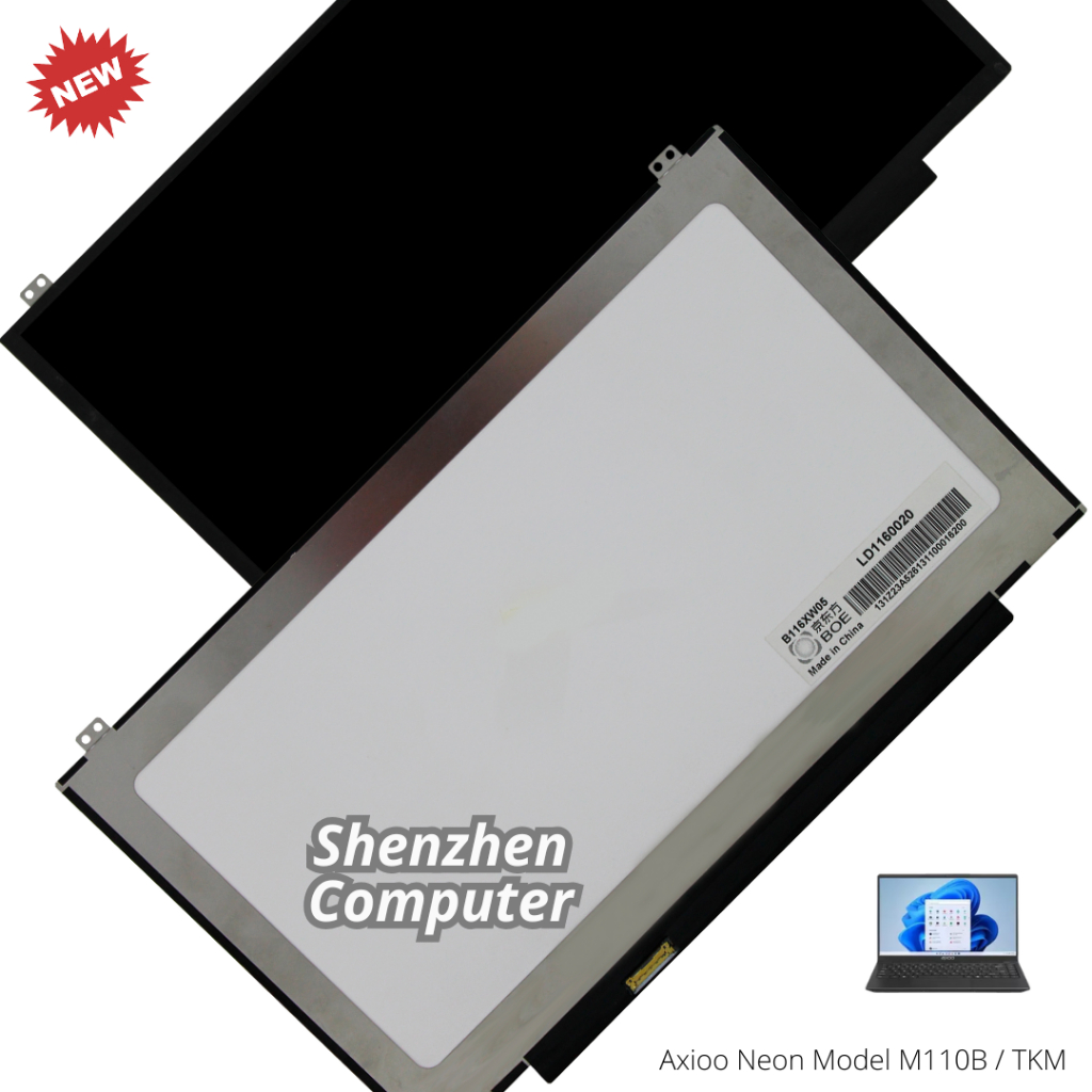 Layar LCD Axioo Neon model M110B / TKM B116XW05 new monitor panel screen