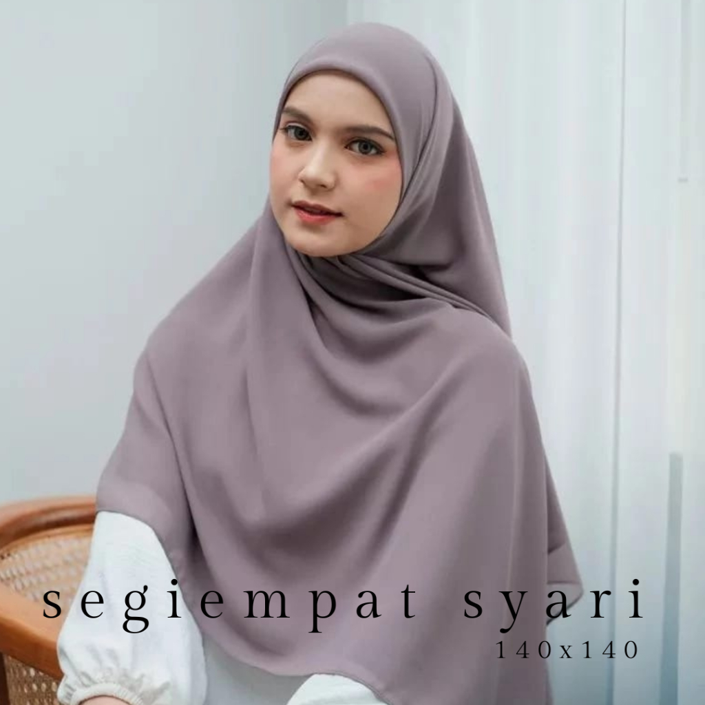 Jilbab segi empat Syari Arabian140x140 Segiempat  Voal 130x130