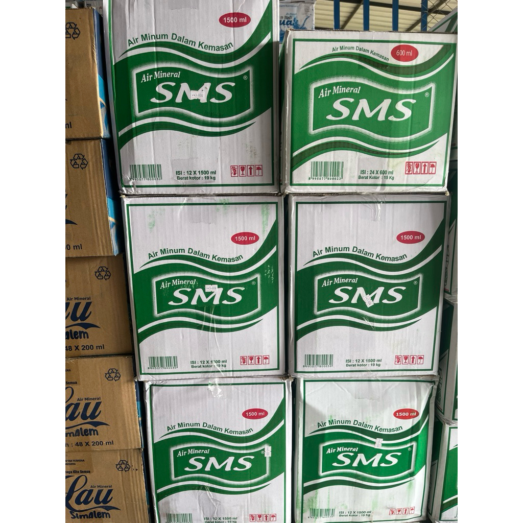 

Air minum SMS 1500 ml per karton/dus