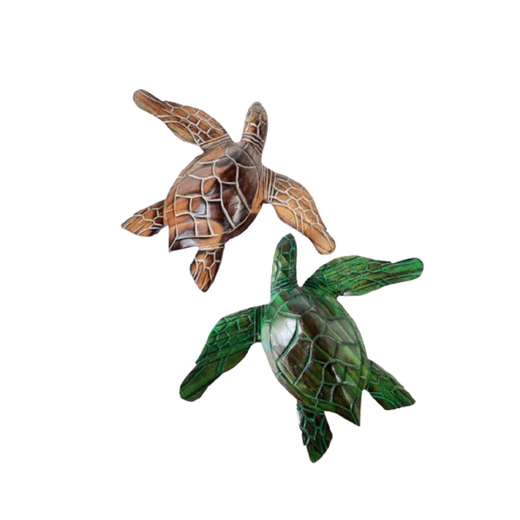 patung kura kura terbang 25cm