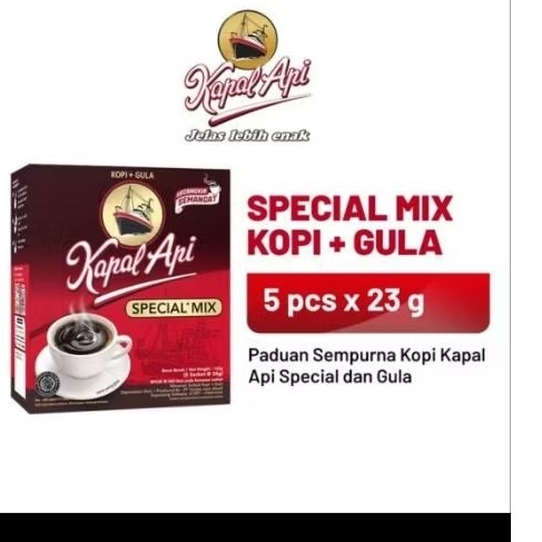 

Kopi Kapal Api 115 gram isi 5 Saset kemasan Box/ kotak