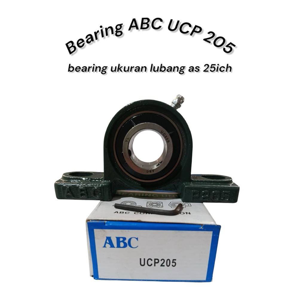 BEARING ABC UCP 205 / as 25mm, bearing duduk, laher duduk