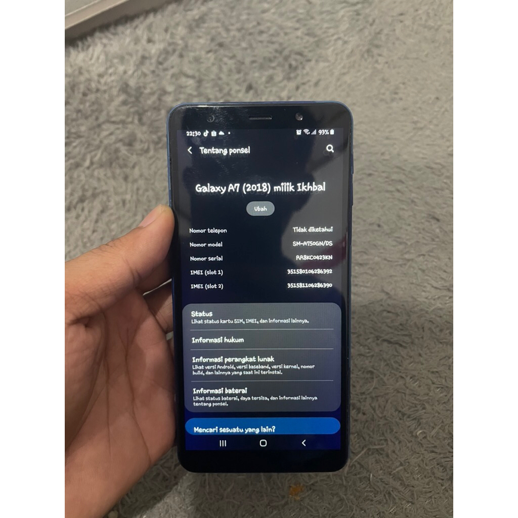 HP Samsung Galaxy A7 2018