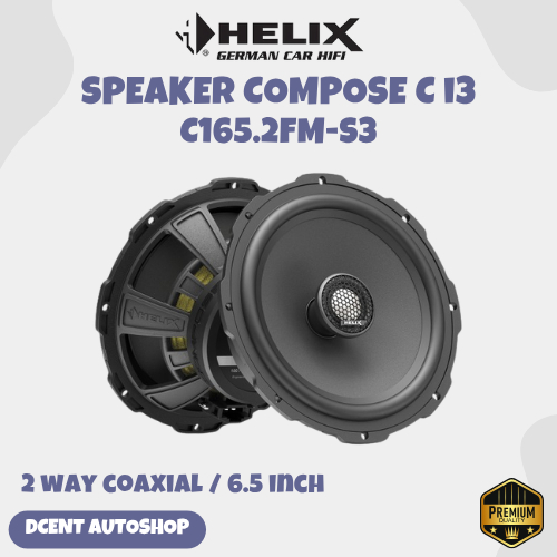 Speaker 2-Way Coaxial Mobil - Helix Speaker Compose Ci3 C165.2 FM-S3 - 6.5 Inch - Performance Coaxia