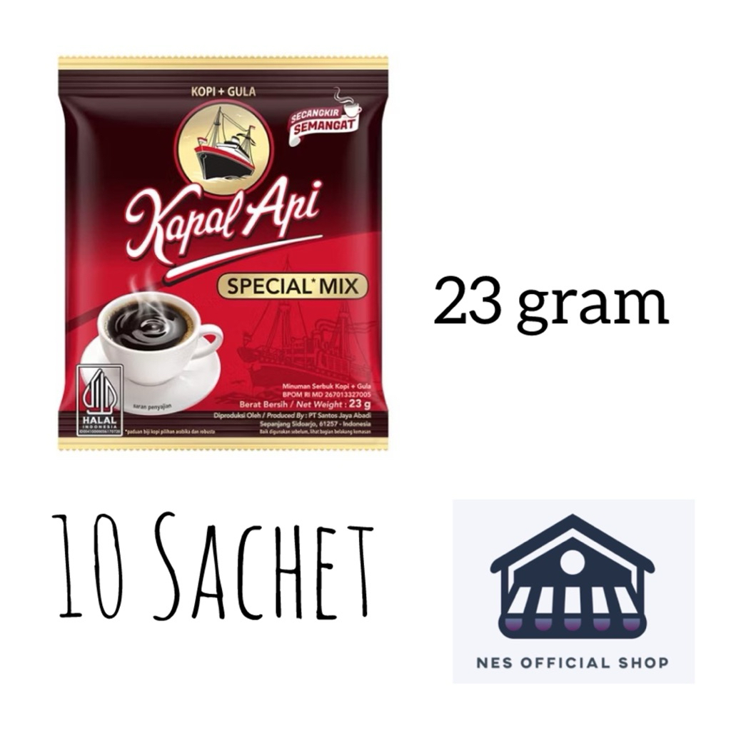 

Kopi Kapal Api Spesial Mix 10 Sachet