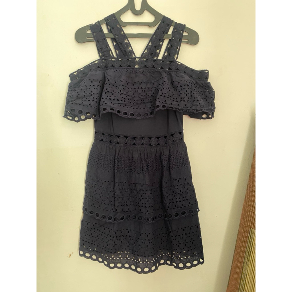 Dress Katbol Prada Navy Preloved