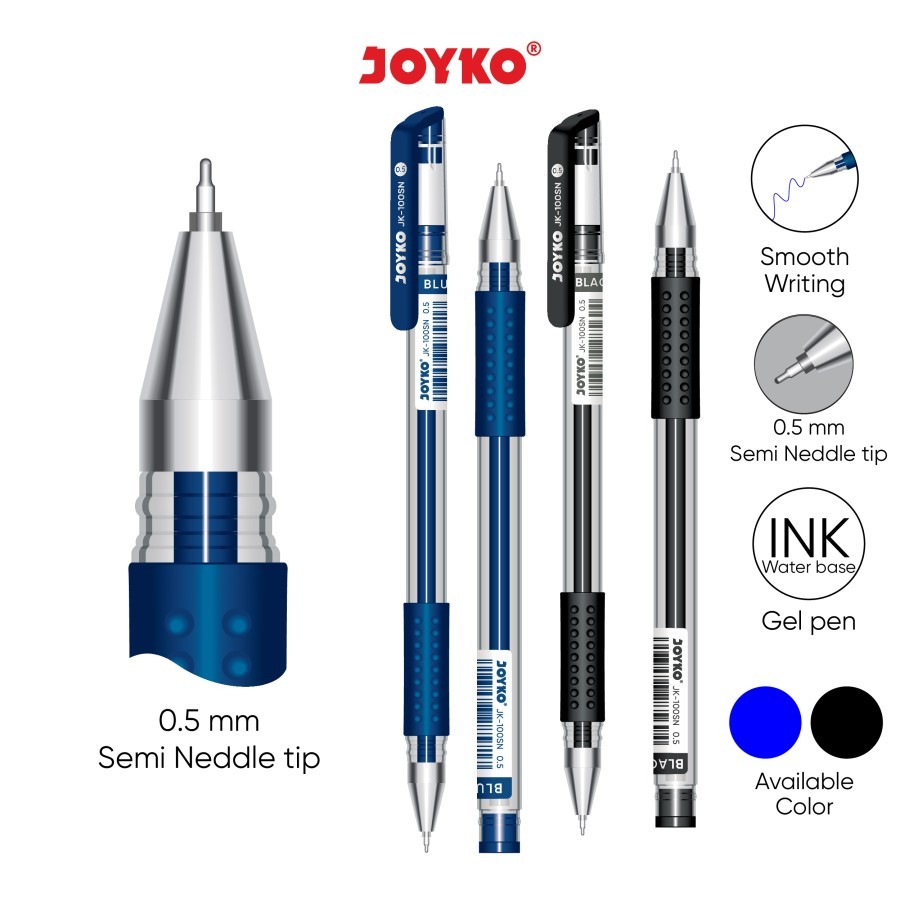 

Gel Pen Pulpen Pena Joyko JK 100SN JK 100 SN 0.5 mm
