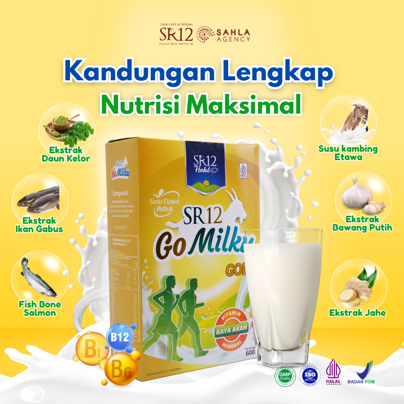 

Gomilku Gold SR12 Susu Kambing Etawa