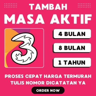 Jual Tambah Masa Aktif 3 Three