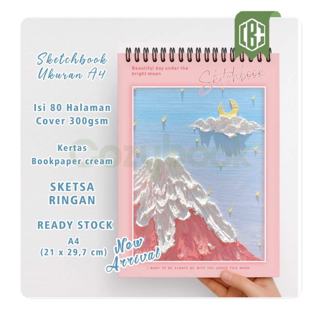 

[PROMO]Sketchbook A5 Buku Gambar A5 BUKU Sketsa Vertikal Jilid Spiral 45 Lembar 90 Halaman