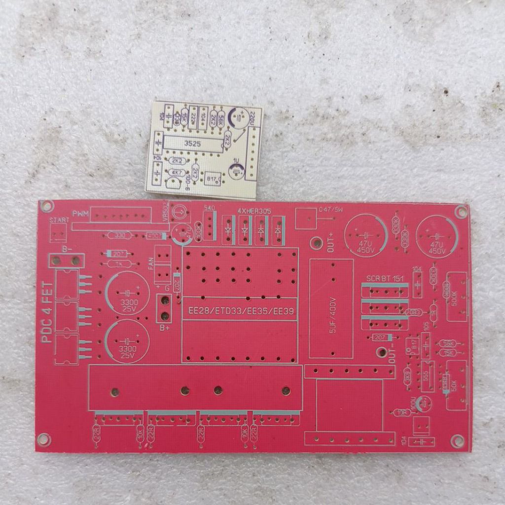 PCB PDC 4 MOSFET JUMBO BAHAN FIBER TIDAK MUDAH PECAH