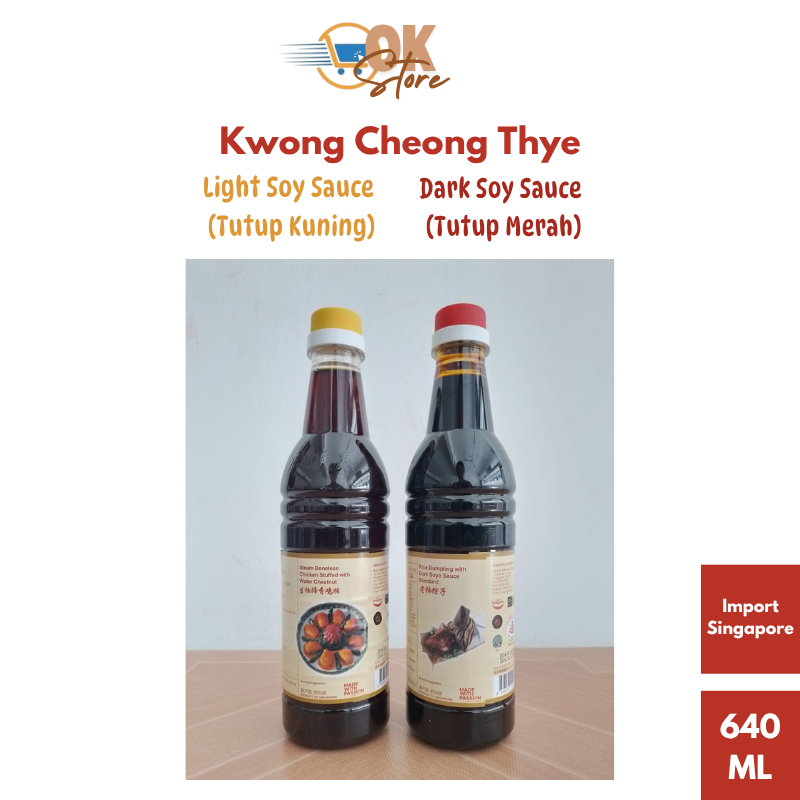 

Kwong Cheong Thye Dark & Light Sauce 640ml (Import SG)
