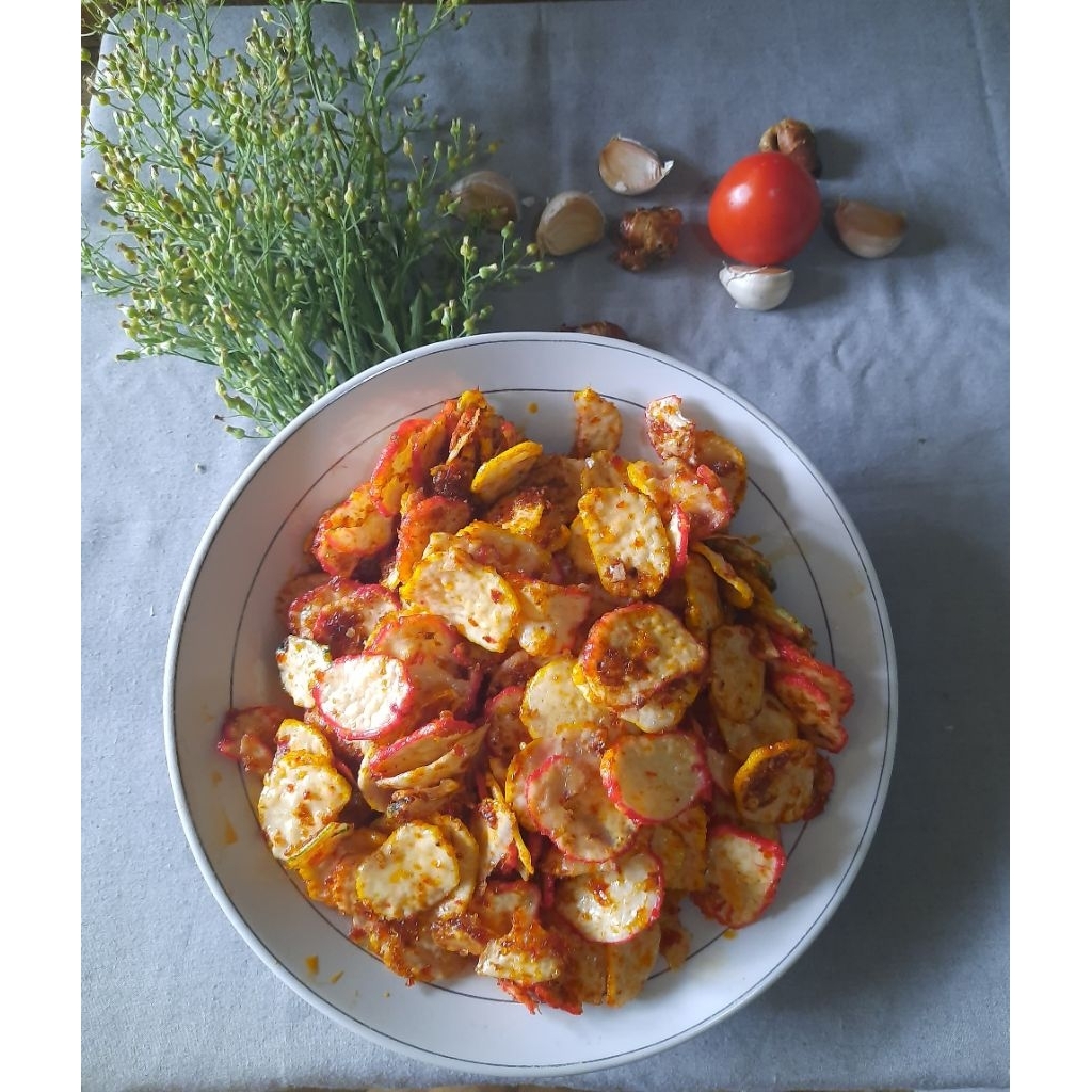 

kerupuk udang bantet pedas rasa kencur 250g