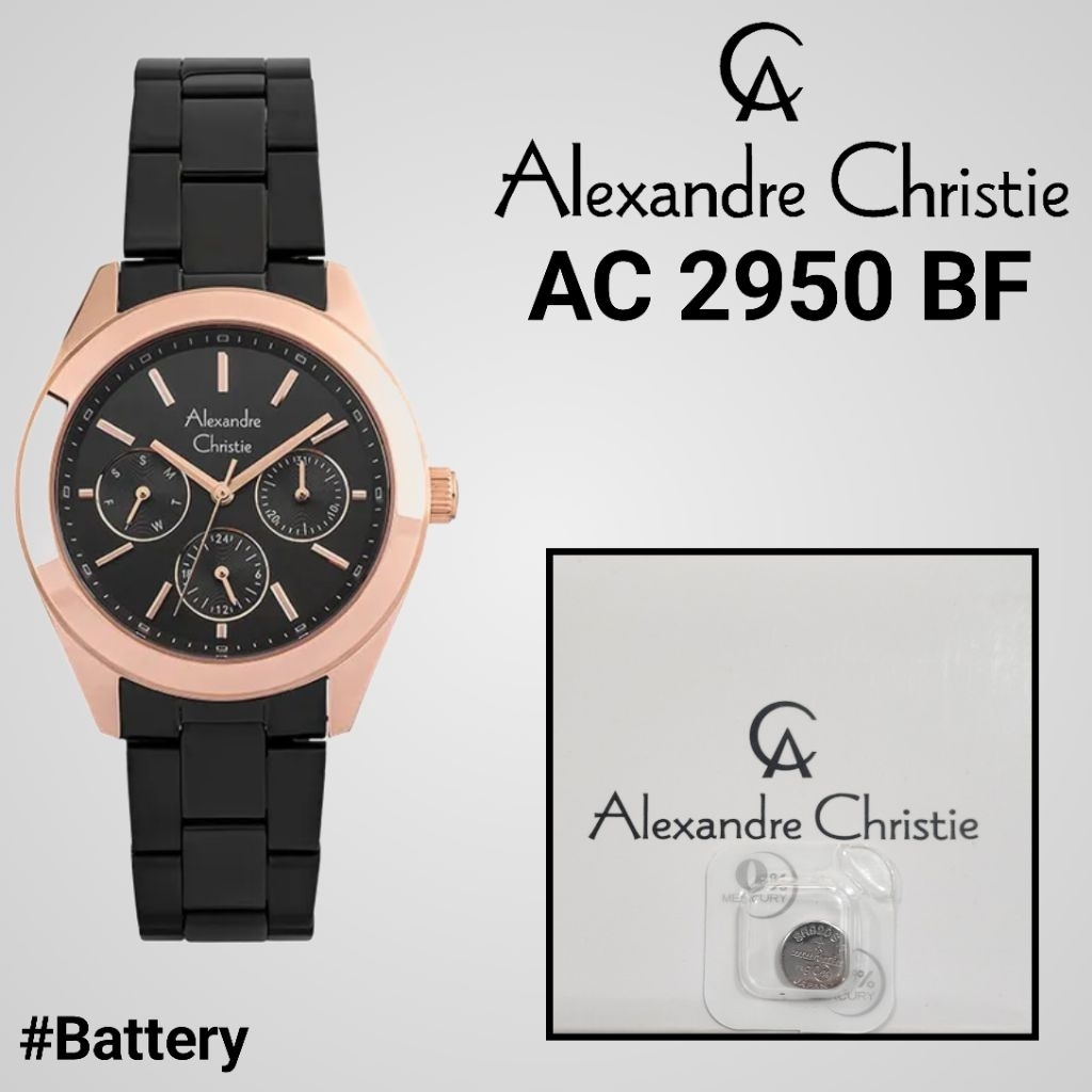 Baterai Jam Tangan Alexandre Christie AC 2950 BF