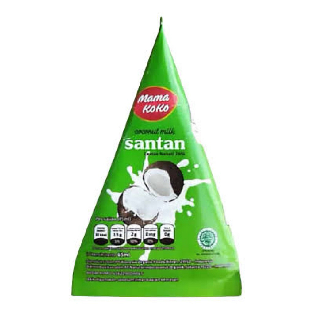

Mama Koko santan cair 65ml 1 dus isi ( 32 pcs )