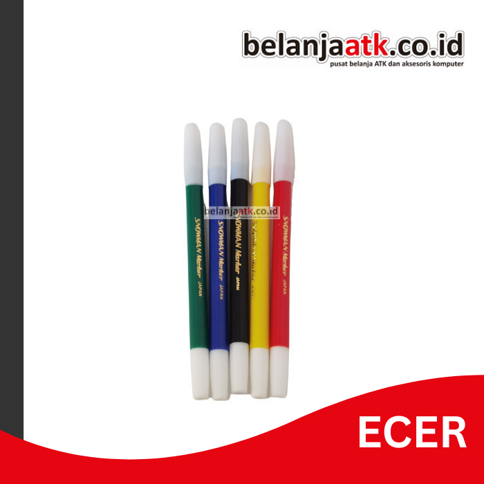 

[ECER] Spidol Kecil Snowman PW1A (Marker Aneka Warna)