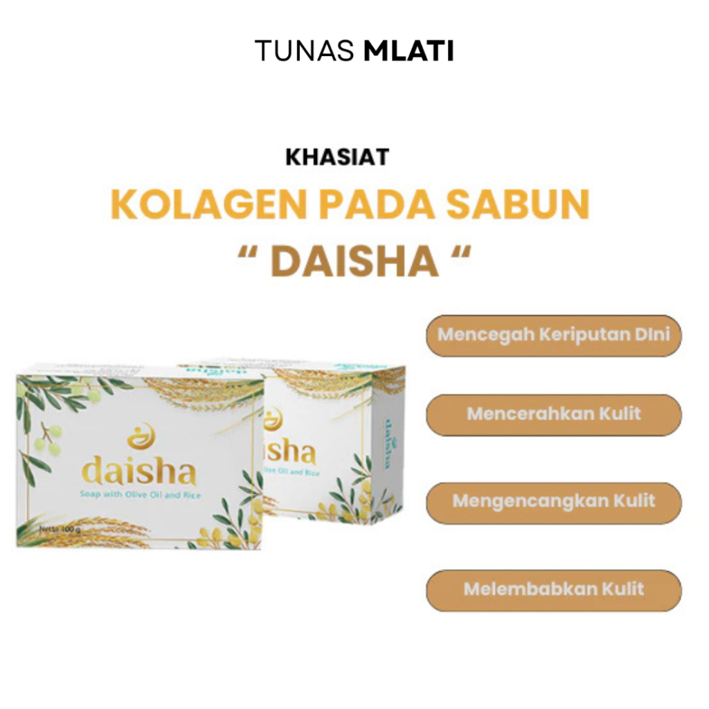 TUNAS MLATI Pembersih Wajah Sabun Daisha Kolagen Armina Daily